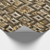 Gold Pyramides 1 Cadeaupapier (Hoek)