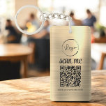 Gold QR Code Business Logo promotionnel<br><div class="desc">Faites la promotion de votre marque sur le pouce grâce à ce Porte - clé promotionnel du logo professionnel QR Code. Doté de votre logo d'entreprise personnalisé et d'un code QR scannable, ce porte - clé offre un moyen facile pour les clients et les clients d'accéder instantanément à votre site...</div>