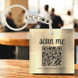 Gold QR Code Business Logo promotionnel<br><div class="desc">Faites la promotion de votre marque sur le pouce grâce à ce Porte - clé promotionnel du logo professionnel QR Code. Doté de votre logo d'entreprise personnalisé et d'un code QR scannable, ce porte - clé offre un moyen facile pour les clients et les clients d'accéder instantanément à votre site...</div>