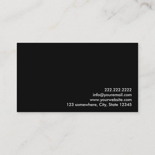 Gold QR Code Psychiater Visitekaartje (Achterkant)