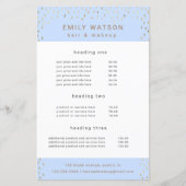 Gold Rain baisse Faux Foil Service et Flyer de pri (Devant)