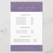 Gold Rain baisse Faux Foil Service et Flyer de pri (Devant)