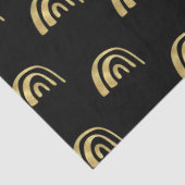 Gold Rainbow and black  Tissuepapier (Detail)