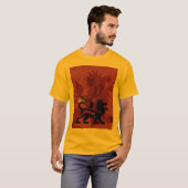 Gold Ras Lion T-shirt (Voorkant volledig)