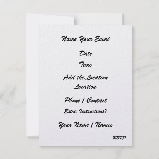 Gold Record - Invitation de parti - SRF (Dos)