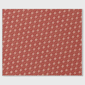 Gold Rectangle Double Happiness Chinese Wedding Cadeaupapier (Vlak)