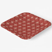 Gold Rectangle Double Happiness Chinese Wedding Papieren Bordje (Gebogen)