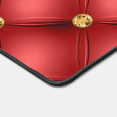 Gold Red Diamond Tufted (Coin)