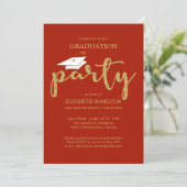 Gold Red Invitations (Debout devant)