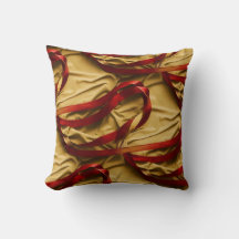 Gold Red Sierkussen