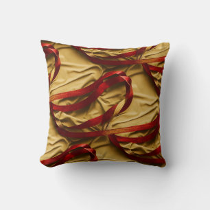 Gold Red Sierkussen