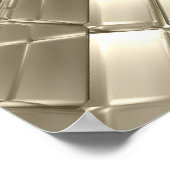 Gold Reflecterende kamer Poster (Hoek)