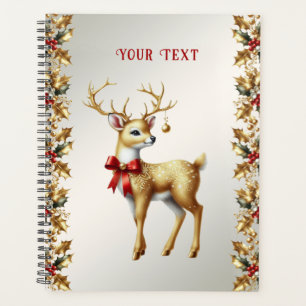 Gold Reindee Holiday