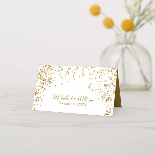 Gold Ribbon Confetti (Voorkant)