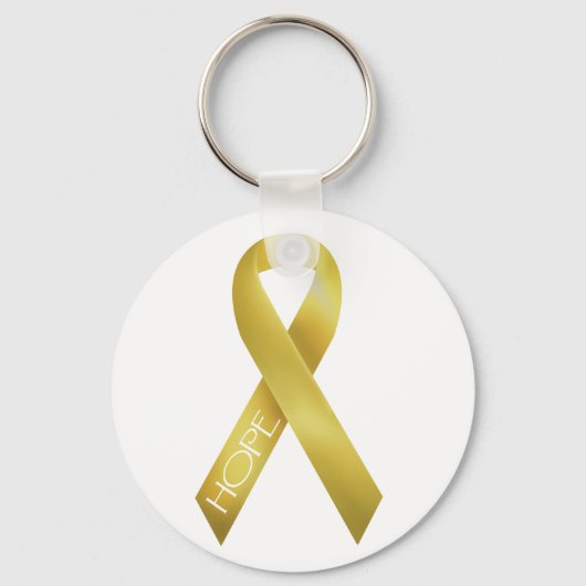 Gold Ribbon Sleutelhanger (Voorkant)