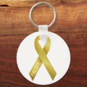 Gold Ribbon Sleutelhanger (Voorkant)