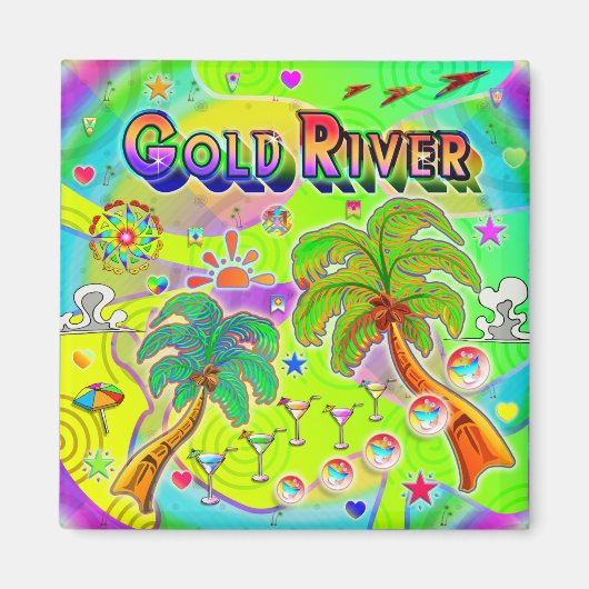 Gold River Mind Focus Magnet Magneet (Voorkant)