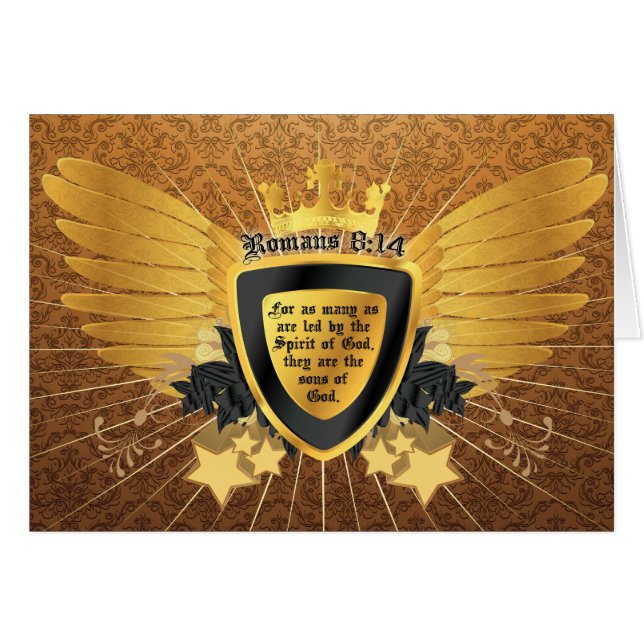 Gold Romans 8:14, Sons of God (Voorkant Horizontaal)