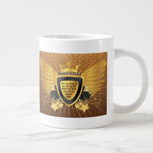 Gold Romans 8:14, Sons of God Extra Grote Mok (Rechts)