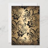 Gold Romantic Heart Engagement Party Invitation (Dos)