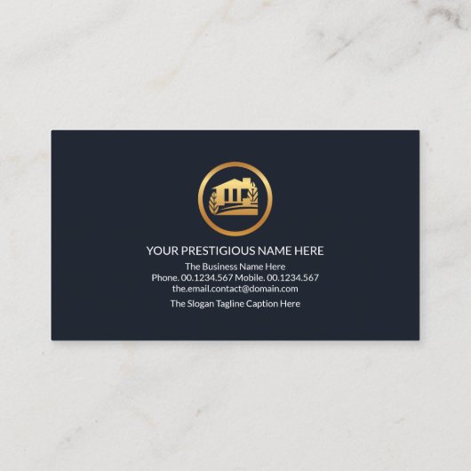 Gold Rooftop A-Lijst Structure Renovation Visitekaartje (Achterkant)