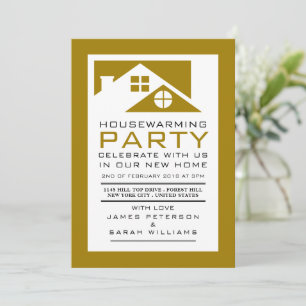 Gold Rooftop, Housewarming Party, House Party Kaart