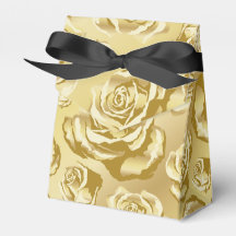 Gold Roos Favor Box
