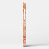  Gold Roos Glitter Metallic Chic Girly Case-Mate iPhone Case (Achterkant / Links)