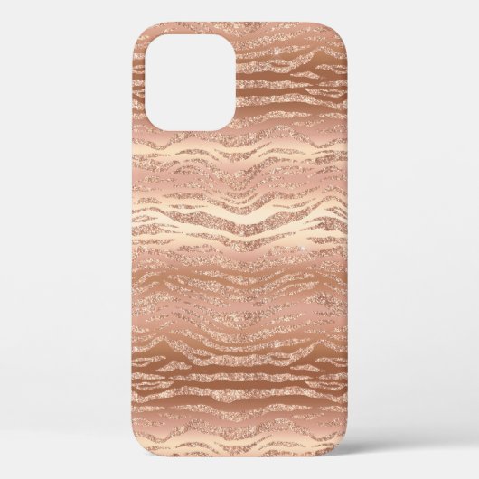  Gold Roos Glitter Metallic Chic Girly Case-Mate iPhone Case (Achterkant)