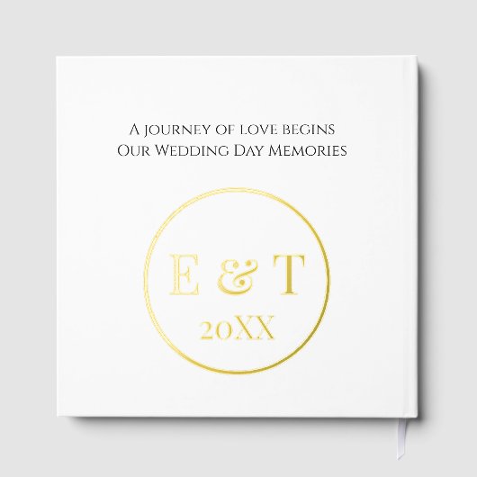  Gold Rose  Rings  Timeless Sophisticated Elegant Gastenboek (Achterkant)