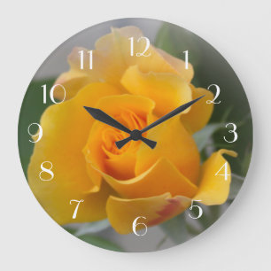 Gold Rosebud Grote Klok