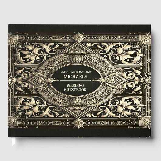  Gold Royal Kijk Guest Book Gastenboek (Voorkant)