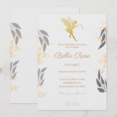 Gold royal recherche 5e anniversaire carte d'invit (Devant / Derrière)