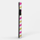 Gold & Roze Chevron Pattern iPhone Case (Achterkant/rechts)