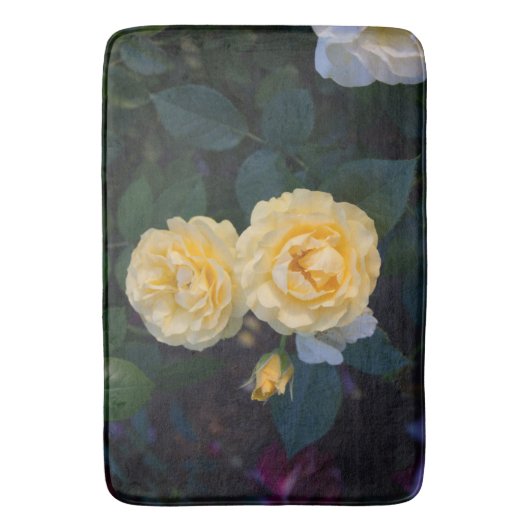 Gold Rozen Bath Mat (Voorkant Verticaal)