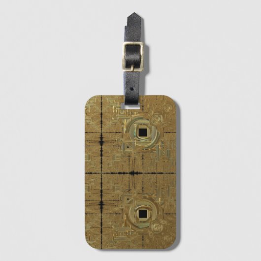 Gold Rush Bagagelabel (Voorkant (verticaal))