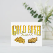 Gold Rush Briefkaart (Staand voorkant)