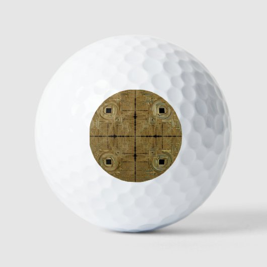Gold Rush Golf Balls Golfballen (Voorkant)