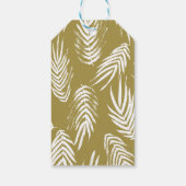 Gold Rustic Hand Lettering Dank u Gift Label Cadeaulabel (Achterkant)