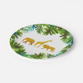 Gold Safari Animal Party Bord (Gekanteld)