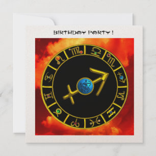 GOLD SAGITTARIUS JEWEL, ZODIAC BIRTHDAY SIGNS,Wit Kaart