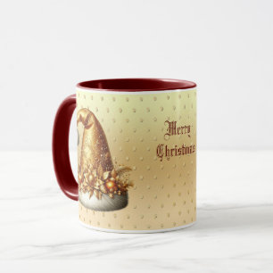 Gold Santa Hat Christmas Holiday Mug