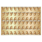 Gold Santa Hat Holiday Nappe (Devant (Horizontal))