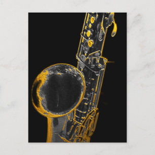 Gold Sax Briefkaart