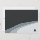 Gold Scale of Justice, Law School Afstuderen Invit Kaart (Achterkant)