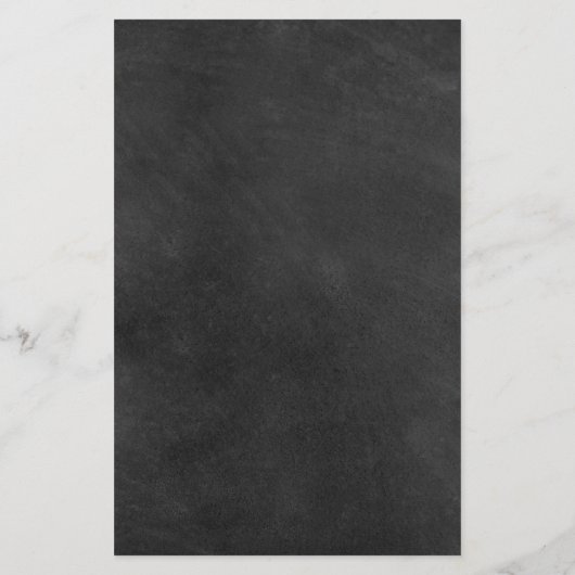 Gold Scissors Barber Chalkboard Service Menu (Achterkant)