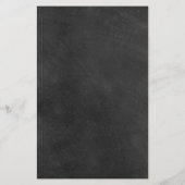 Gold Scissors Barber Service Menu Chalkboard (Achterkant)