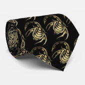 Gold Scorpio Scorpion Stropdas (Opgerold)
