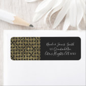 Gold Scratch Golden Modern Glamor Elegant Party Etiket (Insitu)