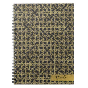 Gold Scratch Golden Modern Glamor op persoonlijke  Notitieboek